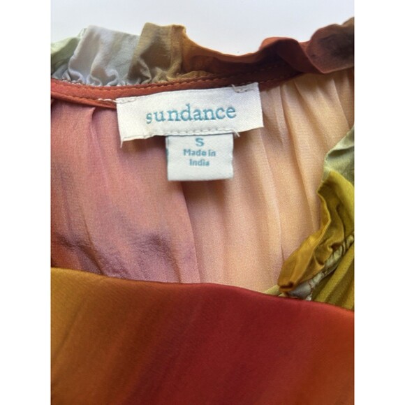 Sundance Zivah‎ Dress Small Ombre Sunset Sleeveless Pockets Tiered Beachy - Picture 5 of 8